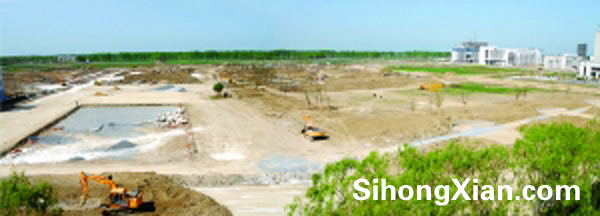 泗洪古徐廣場建設工地